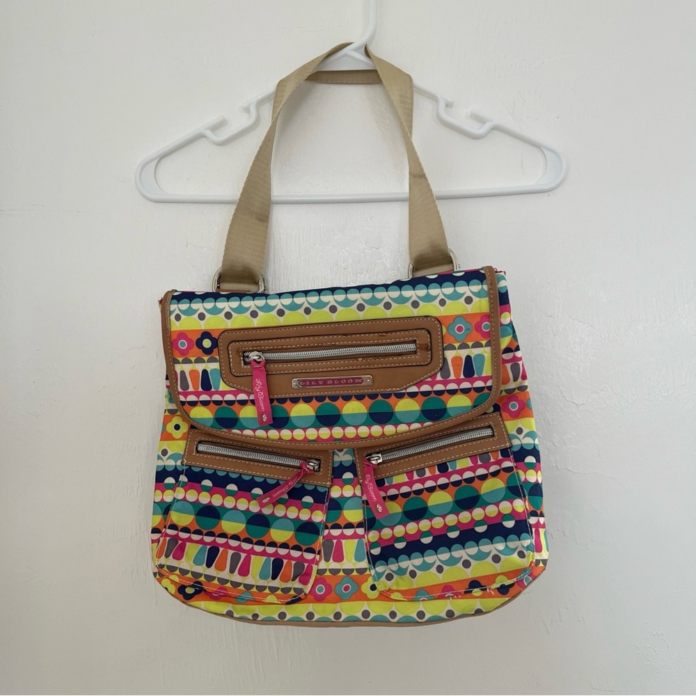 Lily Bloom Floral Zip Pockets Backpack